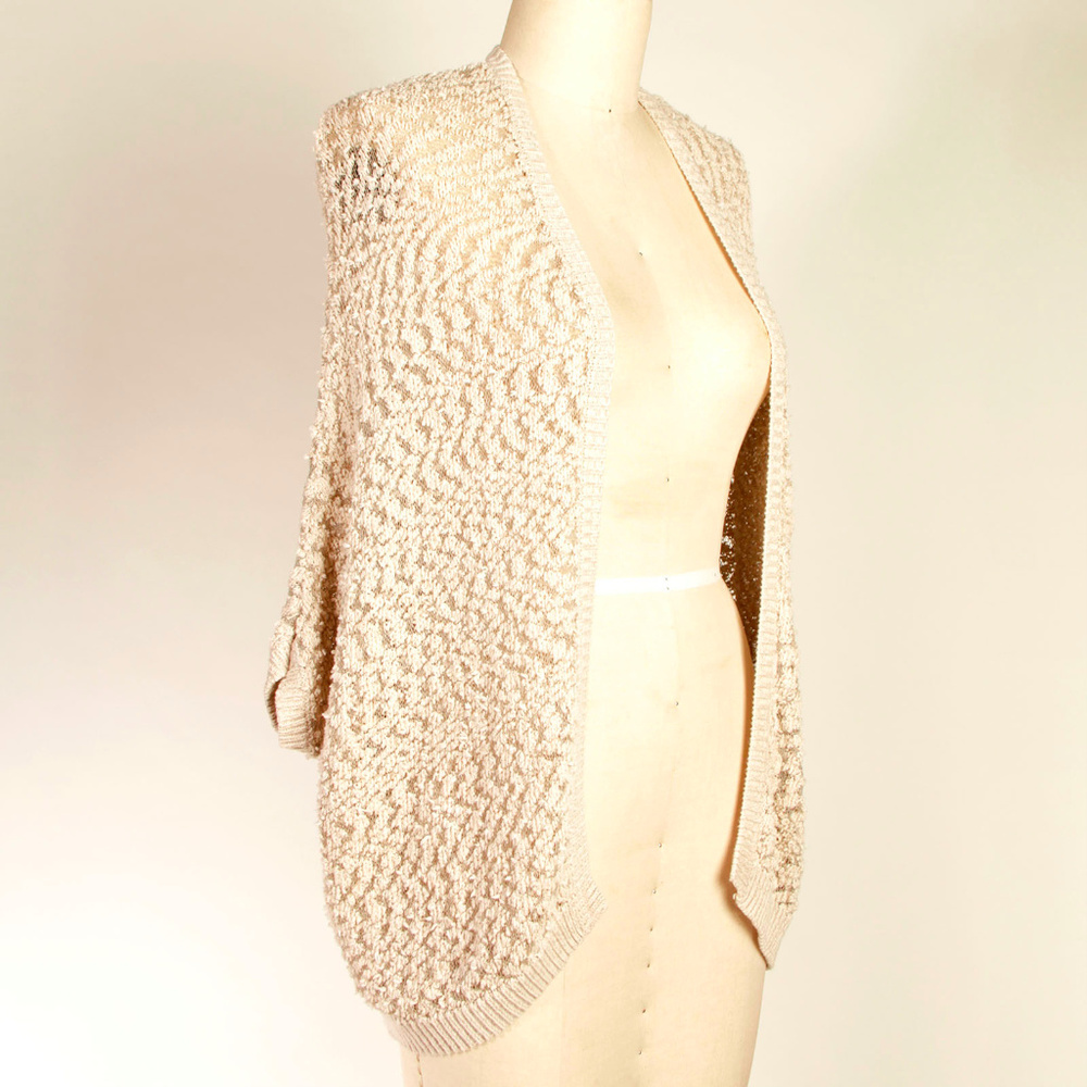 STARING AT STARS Open Front Cocoon Batwing Sweater
